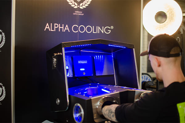 Alpha Cooling Professional Anwendung | Vital Cooling